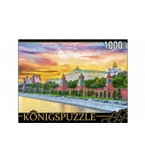 Пазлы Konigspuzzle россия московский кремль 1000 эл ГИК1000-8227