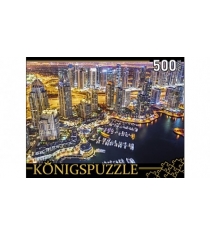 Пазлы Konigspuzzle ночные огни дубая 500 эл ГИК500-8311