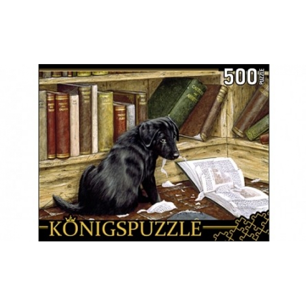 Пазлы Konigspuzzle джон сильвер щенок лабрадора 500 элАЛК500-8331