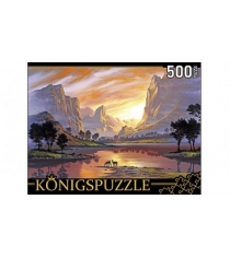Пазлы Konigspuzzle джон раттенбери озеро на закате 500 эл АЛК500-8341