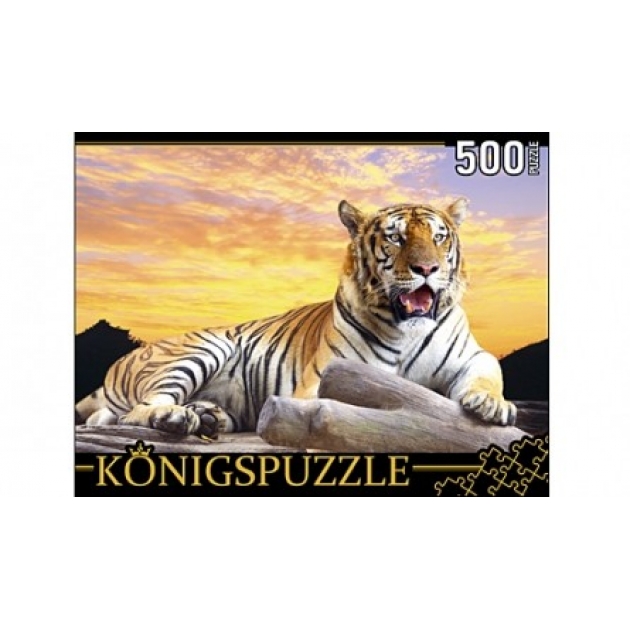 Пазлы Konigspuzzle бенгальский тигр 500 элГИК500-8297