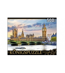 Пазлы Konigspuzzle лондон вестминстерский дворец и биг бен 500 эл ГИК500-8306