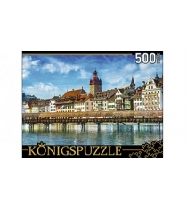 Пазлы Konigspuzzle швейцария город люцерн 500 эл ГИК500-8307