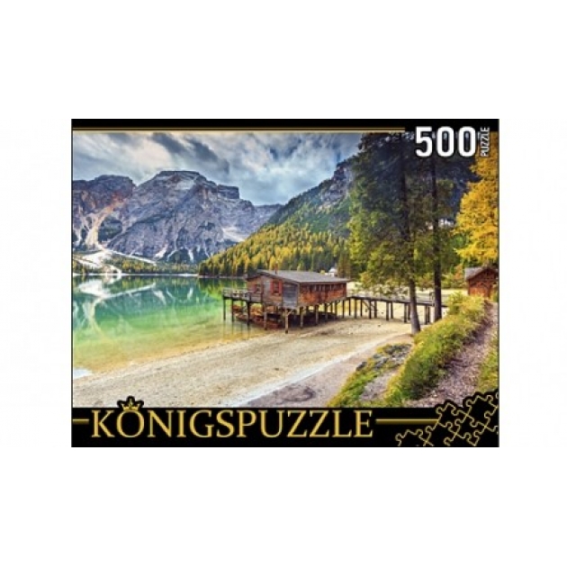 Пазлы Konigspuzzle италия озеро брайес 500 элГИК500-8315
