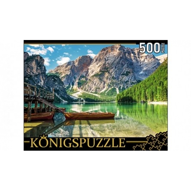 Пазлы Konigspuzzle италия альпийское озеро брайес 500 элГИК500-8319