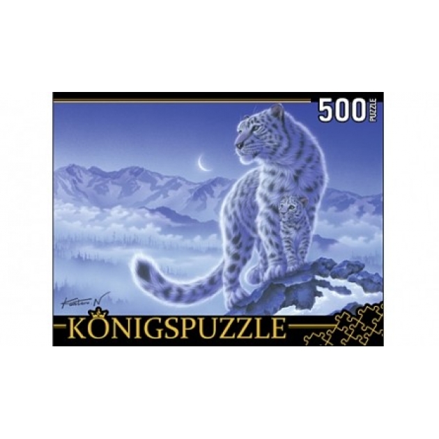 Пазлы Konigspuzzle кентаро нишино снежные барсы 500 элМГК500-8322