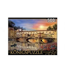 Пазлы Konigspuzzle доминик дэвисон мост понте веккьо 500 эл МГК500-8343