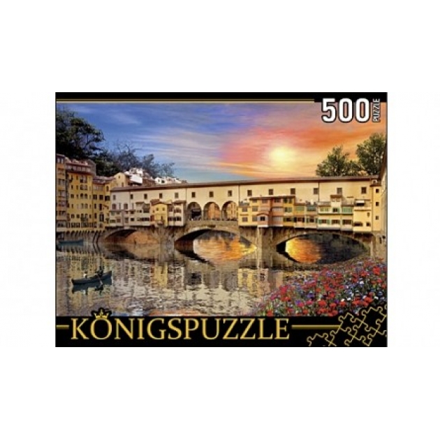 Пазлы Konigspuzzle доминик дэвисон мост понте веккьо 500 элМГК500-8343