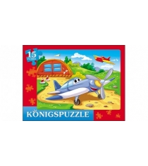 Пазл рамка быстрые самолетики 15 эл Konigspuzzle ПК15-5971