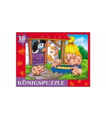 Пазл рамка Konigspuzzle суперферма 15 эл ПК15-5974