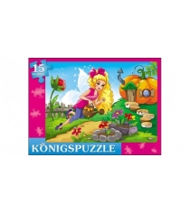Пазл рамка Konigspuzzle фея в саду 15 эл ПК15-5972