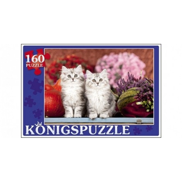 Пазлы Konigspuzzle пушистые котята 160 элПК160-5839