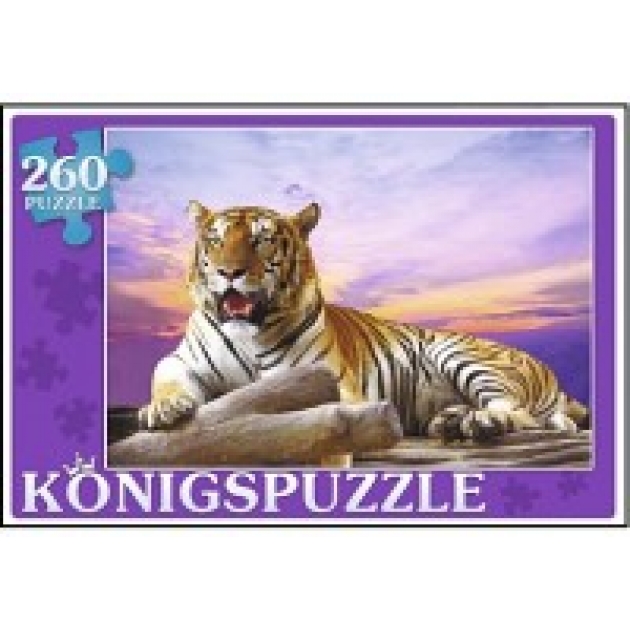 Пазлы Konigspuzzle большой тигр 260 элПК260-5850
