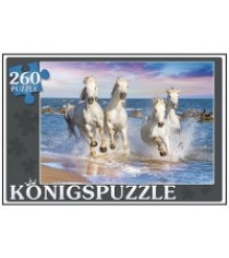 Пазлы Konigspuzzle дикие лошади 260 эл ПК260-5853