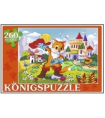 Пазлы Konigspuzzle кот в сапогах 2 260 эл ПК260-5856