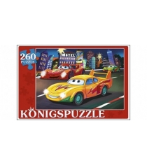 Пазлы Konigspuzzle ночные тачки 260 эл ПК260-5859