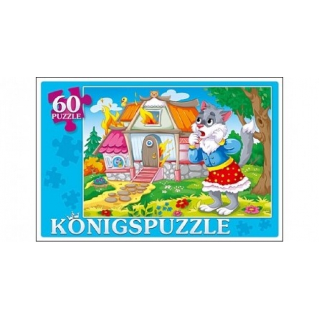 Пазлы Konigspuzzle кошкин дом 60 элПК60-5782