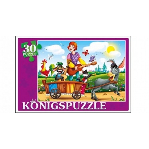 Пазлы Konigspuzzle бременские музыканты 30 элПК30-5755