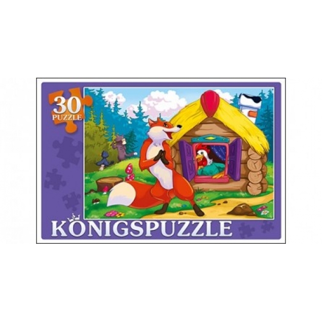 Пазлы Konigspuzzle петушок золотой гребешок 30 элПК30-5765