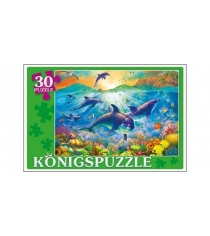 Пазлы Konigspuzzle подводный остров 30 эл ПК30-5767