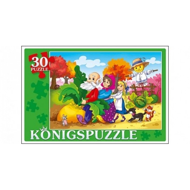 Пазлы Konigspuzzle репка 30 элПК30-5771