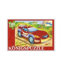 Пазлы Konigspuzzle быстрая машинка 104 эл ПК104-5802