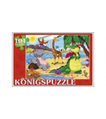Пазлы Konigspuzzle мир животных 104 эл ПК104-5812