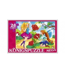 Мега пазлы феи и цветы 24 эл Konigspuzzle ПК24-5884