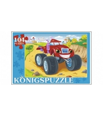 Пазлы Konigspuzzle веселый джип 104 эл ПК104-5803