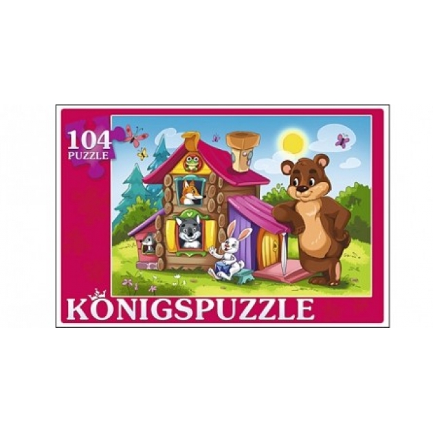 Пазлы Konigspuzzle теремок 1 104 элПК104-5822