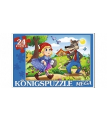Мега пазлы красная шапочка 2 24 эл Konigspuzzle ПК24-5879