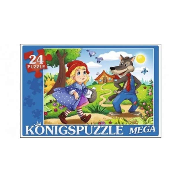 Мега пазлы красная шапочка 2 24 эл Konigspuzzle ПК24-5879