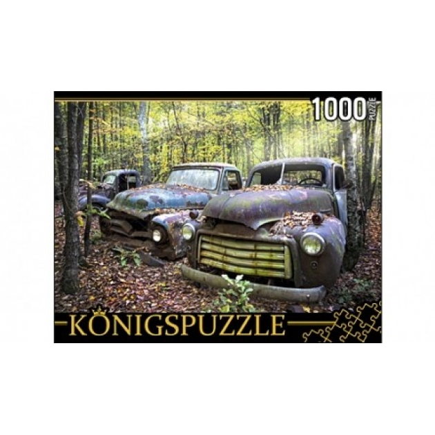 Пазлы Konigspuzzle забытые машины 1000 элАЛК1000-8257