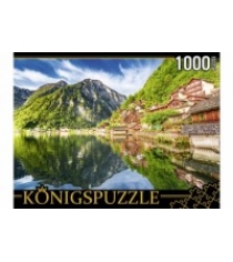Пазлы Konigspuzzle австрия озеро хальштаттерзее 1000 эл ГИК1000-8241