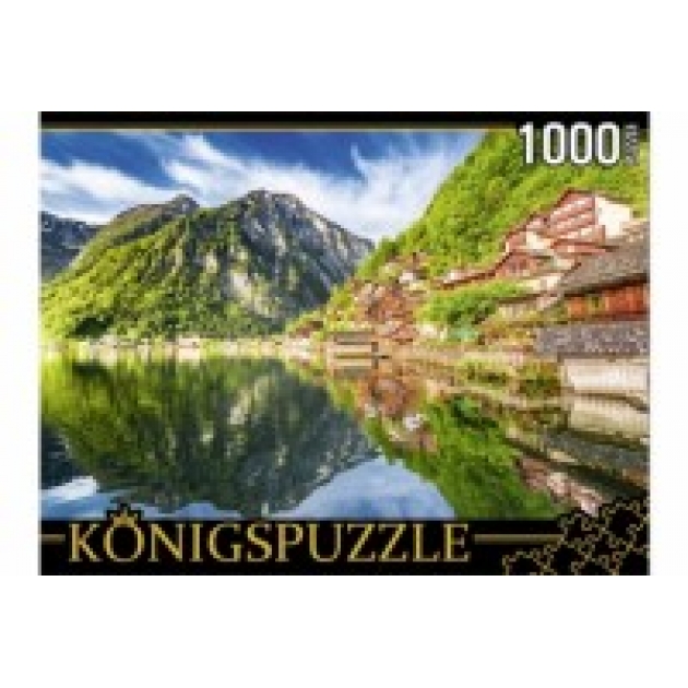 Пазлы Konigspuzzle австрия озеро хальштаттерзее 1000 элГИК1000-8241