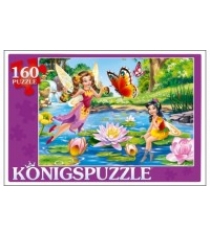 Пазлы Konigspuzzle феи на пруду 160 эл ПК160-5525