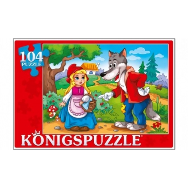 Пазлы Konigspuzzle красная шапочка 104 элПК104-7982