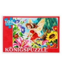Пазлы Konigspuzzle фея в цветах 104 эл ПК104-7754