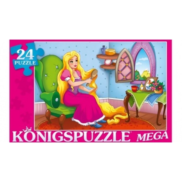Мега пазлы рапунцель 24 эл Konigspuzzle ПК24-9981