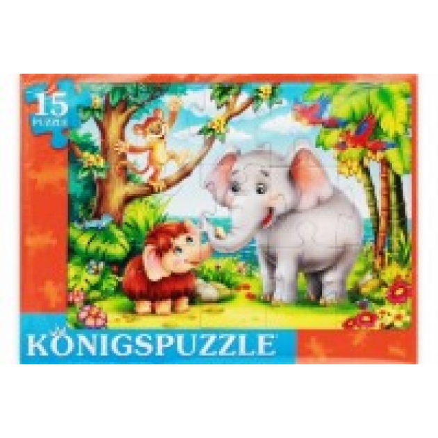 Пазл рамка Konigspuzzle сказка №65 15 эл ПК15-9976