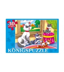 Пазлы милые кошки 30 эл Konigspuzzle ПК30-9988