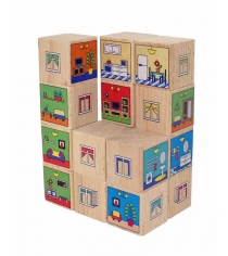 Кубики Краснокамская игрушка куб-10 квартиры...