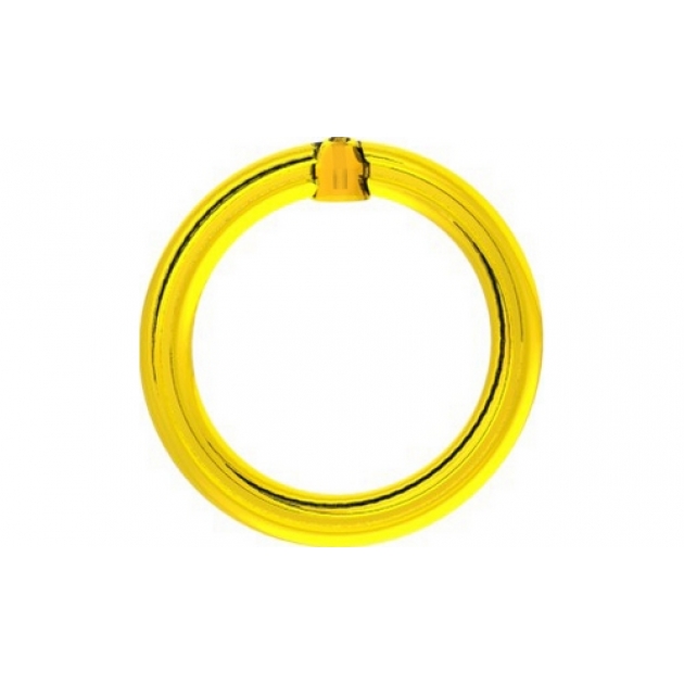 Кольцо гимнастическое желт прозрачный Leco гп061056-04
