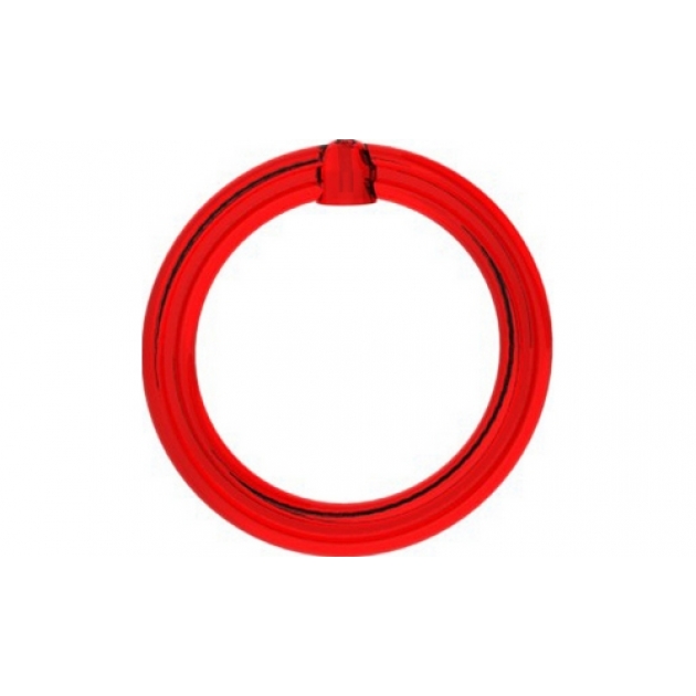 Кольцо гимнастическое красн прозрачный Leco гп061056-06