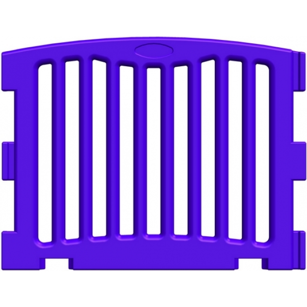Панель модульного манежа усиленная прямая фиолетовая Leco гп230313