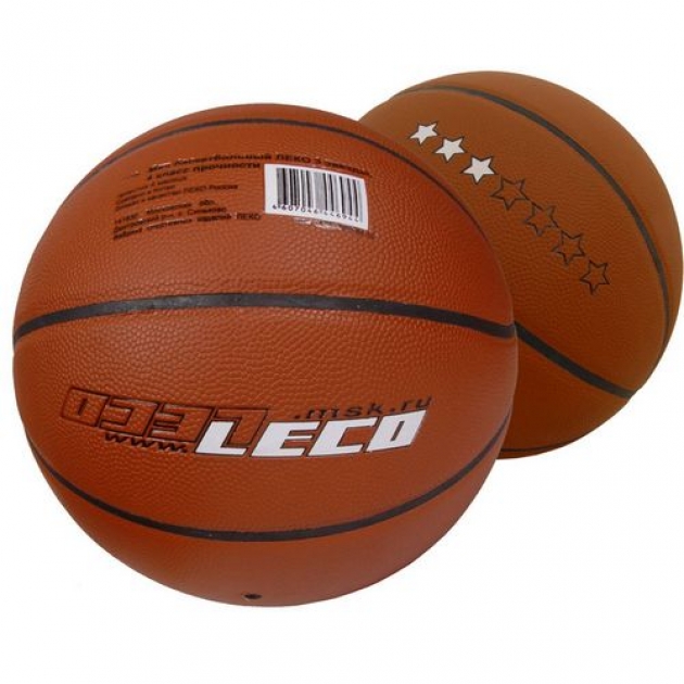 Мяч баскетбольный Leco 4 класс прочности