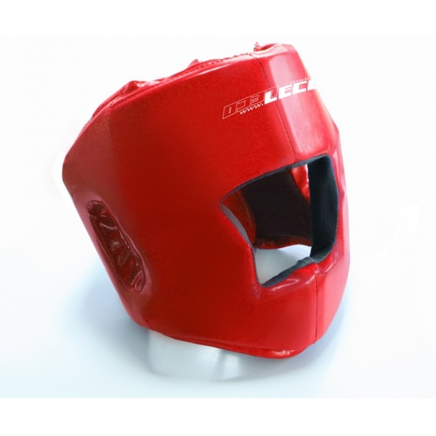 Шлем боксерский Leco красный размер XL