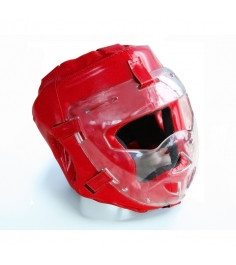 Шлем для рукопашного боя Leco Pro красная размер S гп005211...