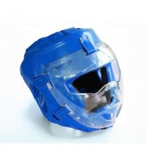 Шлем для рукопашного боя Leco Pro синяя размер M гп005216