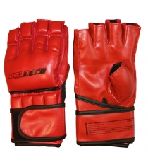 Перчатки для рукопашного боя Leco красные размер S т00301